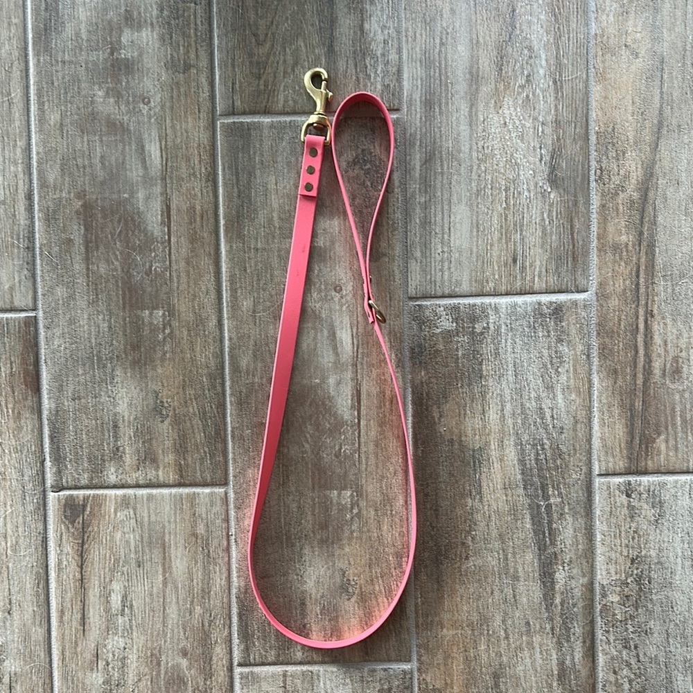 Pink Biothane Dog Leash